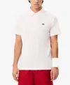 Lacoste Short Sleeved Polo T Shirt White In Lotus