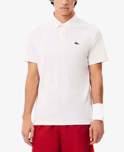Lacoste Short Sleeved Polo T Shirt White In Bianco Bianco