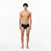 Lacoste Men's Briefs 3-pack In Black
