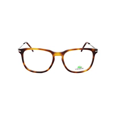 Lacoste Men's Brown Rectangular Eyeglass Frames L2603nd