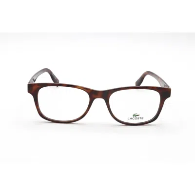 Lacoste Men's Brown Rectangular Eyeglass Frames L2913-1