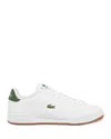 Lacoste Men's Carnaby Cup Leather Sneakers - 10.5 In White/dark