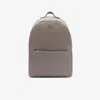 Lacoste Men's Chantaco Piqué Leather Backpack - One Size In Brown