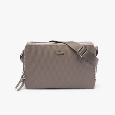 Lacoste Men's Chantaco Piqué Leather Reporter Bag - One Size In Brown