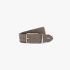 Lacoste Men's Chantaco Reversible Leather Belt - 37 In In Brown