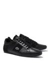 Lacoste Chaymon Bl Leather And Synthetic Tonal Mens Trainers In Oxford