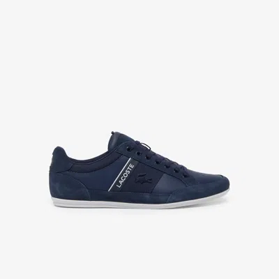 Lacoste Men's Chaymon Suede Sneakers - 9.5 In Blue
