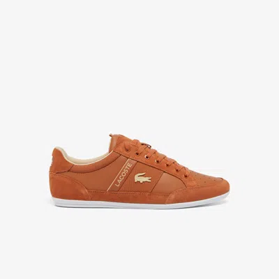 Lacoste Men's Chaymon Suede Sneakers - 12 In Brown