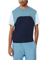 Lacoste Men's Cotton Jersey Colorblock T-shirt - 3xl - 8 In Blue