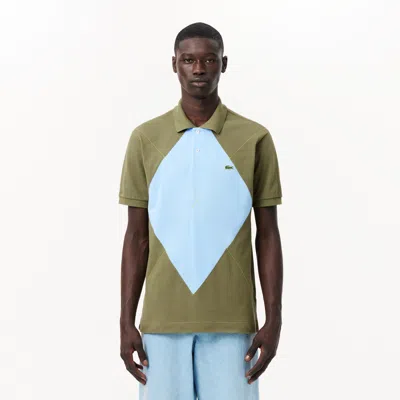 Lacoste Men's Classic Fit L.12.12 Argyle Polo - S - 3 In Green