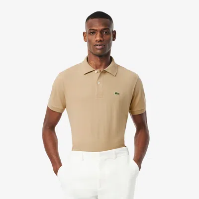 Lacoste Men's Classic Fit L.12.12 Light Piqué Polo - Xl - 6 In Beige