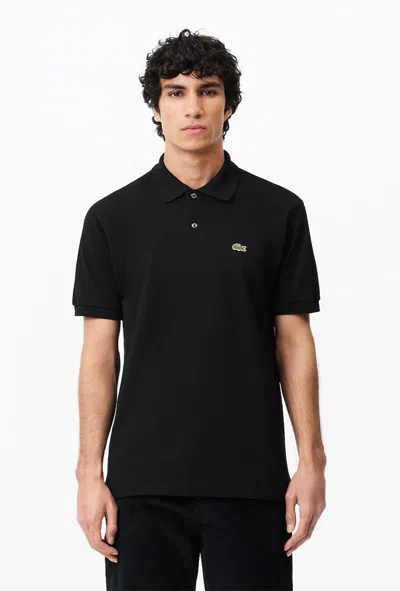Lacoste Boys Cotton Pique Polo Top 12 Years Black By Childsplay Clothing