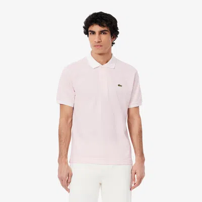 Lacoste Men's Classic Fit L.12.12 Striped Petit Piqué Polo - Xl - 6 In White