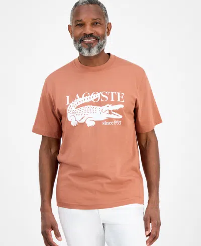 Lacoste Men's Classic-fit Logo Crocodile Graphic T-shirt