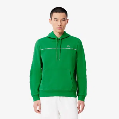 Lacoste Men's Classic Fit Logo Stripe Sweatshirt - Xxl - 7 In Green