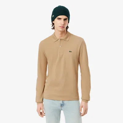 Lacoste Men's Classic Fit Long Sleeve L.12.12 Polo - 3xl - 8 In Beige