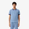 Lacoste Men's Classic Fit Monogram Polo - Xl - 6 In Blue