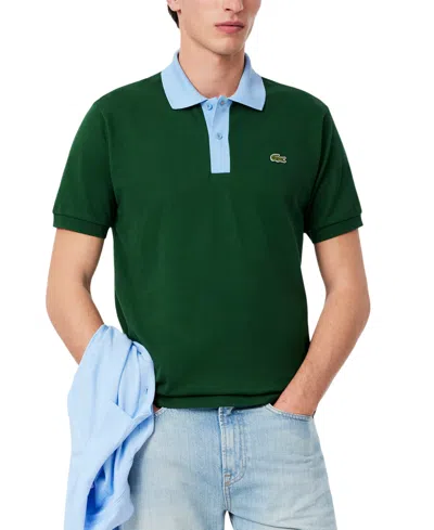 LACOSTE MEN'S CLASSIC FIT PETIT PIQUE SHORT SLEEVE POLO SHIRT