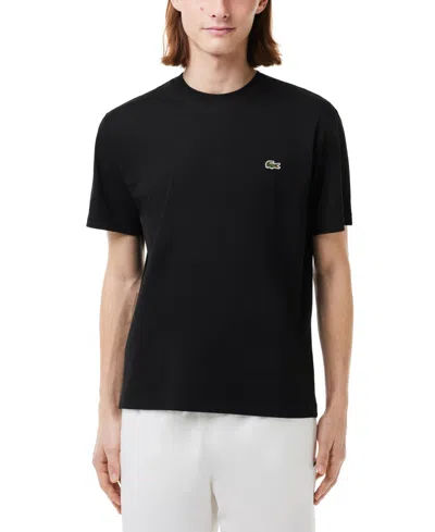 Lacoste Men's Classic Fit Short Sleeve Crewneck Logo T-shirt In Black