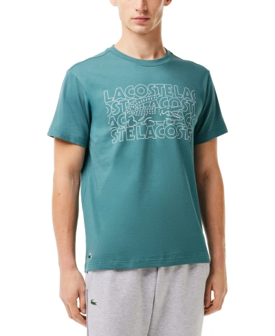 Lacoste Men's Classic Fit Short Sleeve Performance Graphic T-shirt In Iy