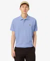 Lacoste Men's Regular Fit Soft Touch Short Sleeve Polo Shirt In Blue