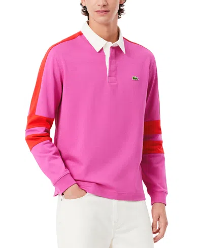 Lacoste Men's Classic-fit Stripe Polo Sweatshirt