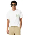 Lacoste Cotton Jersey Tennis-embroidered T-shirt In White
