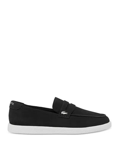LACOSTE MEN'S COCHET SLIP ON SUEDE LOAFERS