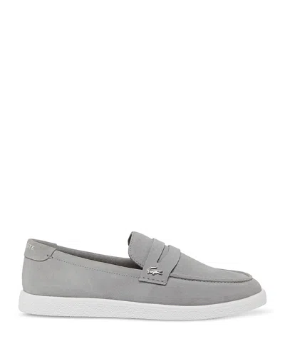 LACOSTE MEN'S COCHET SLIP ON SUEDE LOAFERS