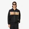 Lacoste Men's Zip-up Colorblock Hoodie - 4xl - 9 In Black