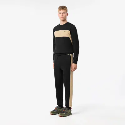 Lacoste Men's Tapered Leg Sweatpants - 3xl - 8 In Black