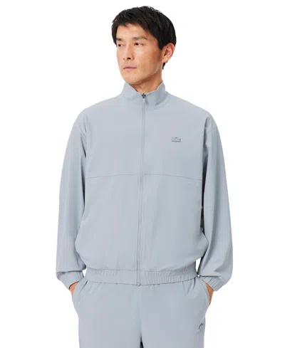 Lacoste Stretch Commuter Track Jacket - Xs In Gray