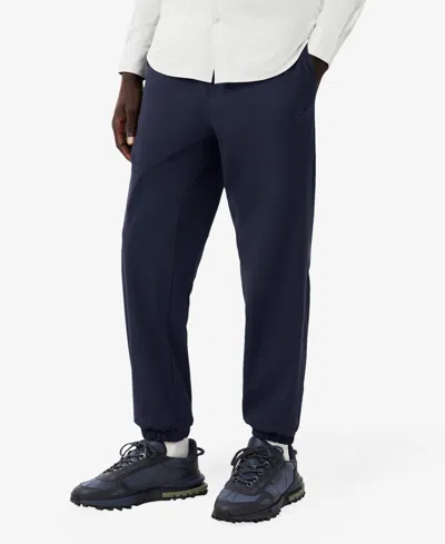 Lacoste Men's Commuter Stretch Straight-leg Sweatpants In Blue