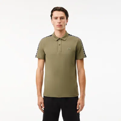 Lacoste Men's Regular Fit Stretch Mini Piqué Polo - 4xl - 9 In Green