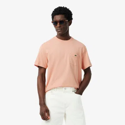 Lacoste Men's Cotton T-shirt  - L - 5 In Beige