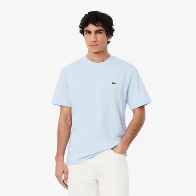 Lacoste Men's Cotton T-shirt - M - 4 In Blue