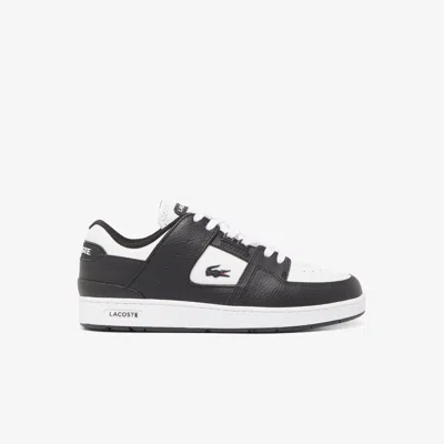 Lacoste Men's Court Cage Leather Sneakers - 11 In Black