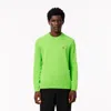 Lacoste Men's Crew Neck Cotton Sweater - Xl - 6 In Green