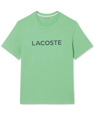 Lacoste Men's Crewneck Logo Pajama T-shirt In Green