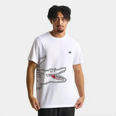 Lacoste Men's Croc Outline T-shirt In White