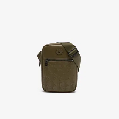 Lacoste Men's Monogram Satchel - One Size In Green