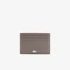 Lacoste Men's Fg Leather Card Holder - One Size In Brown