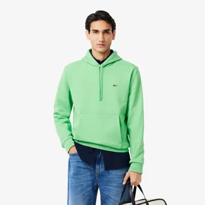 Lacoste Men's Fleece Hoodie - Xxl - 7 In Green