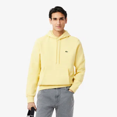 Lacoste Men's Fleece Hoodie - 4xl - 9 In Yellow