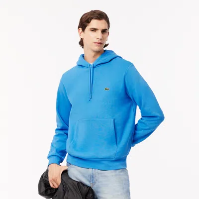 Lacoste Organic Cotton Hoodie - 3xl - 8 In Blue