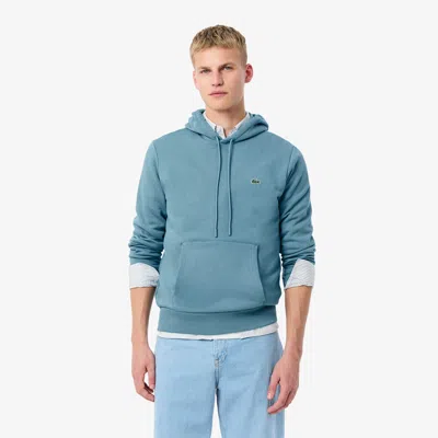 Lacoste Men's Fleece Hoodie - 4xl - 9 In Blue