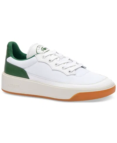 Lacoste Men's G80 Club Lace-up Court Sneakers In White,green