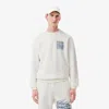 Lacoste Men's Graphic Print Fleece Sweatshirt - M - 4 In White