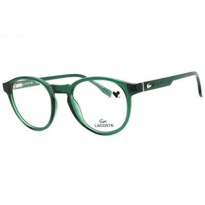 Lacoste Round-frame Glasses In Green