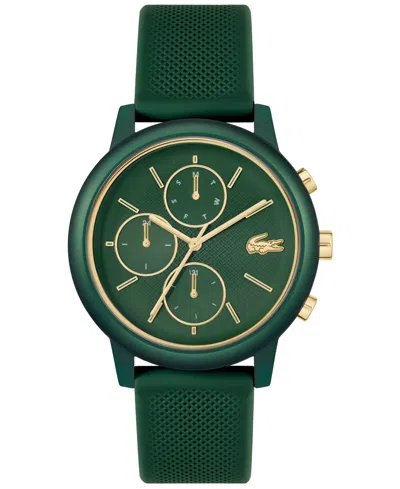 Lacoste Men's Green Silicone Strap Watch, 42mm